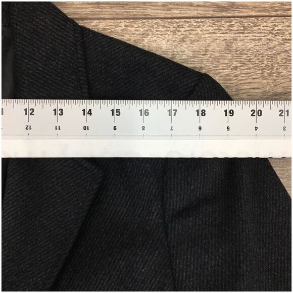 EGARA Mens Overcoat‎ Long Coat Jacket Wool Size 40L Sport Casual Blazer - Picture 5 of 12